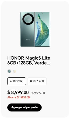 honor magic 5 lite estudiantes